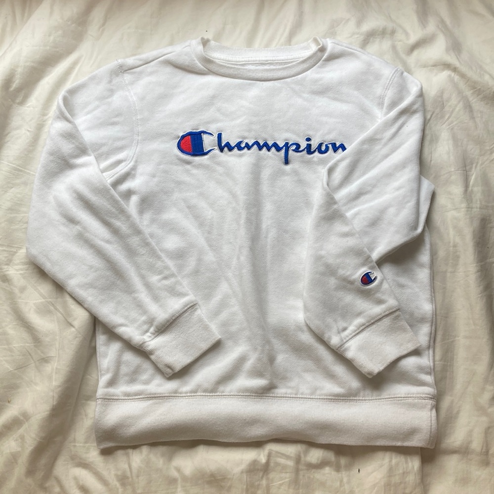 White champion Sweater